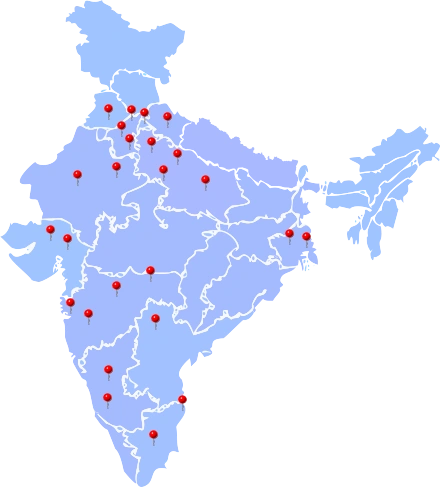 India Coverage Map