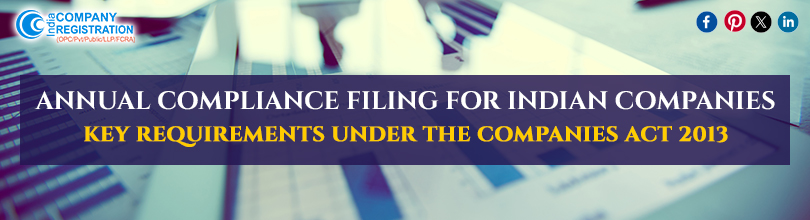 Annual Compliance Filing for Indian Companies: Key Requirements Under the Companies Act 2013